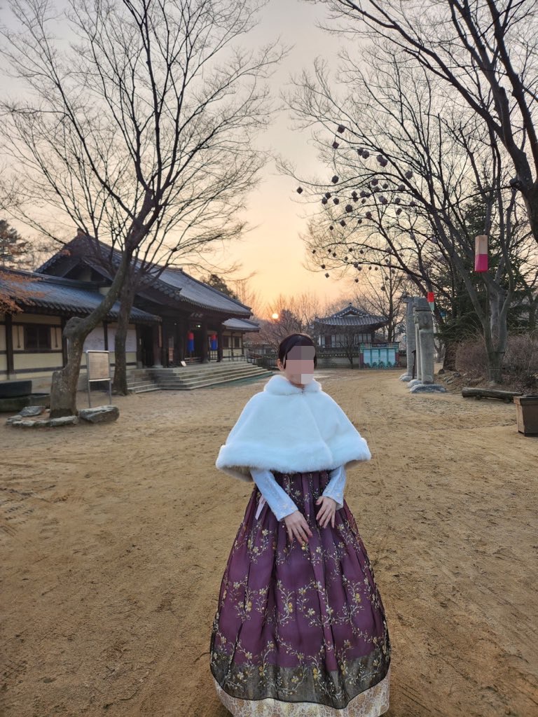 韓国民俗村の様子の写真
