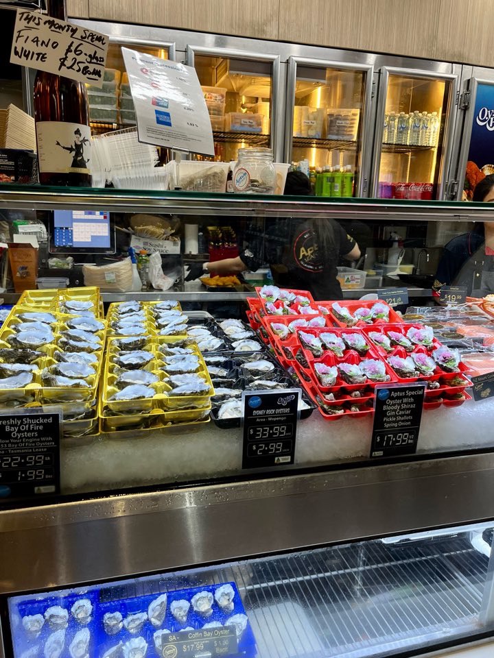 サウスメルボルンマーケットの牡蠣
